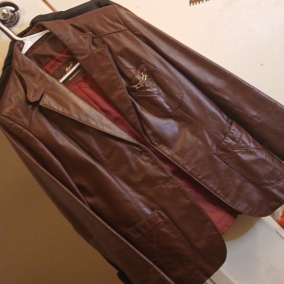 Etienne Aigner leather blazer - Picture 5 of 13